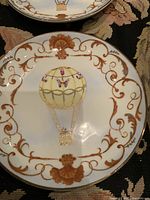 Front view showing full design and border detail of the plate