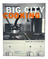 Front cover of 'Big City Cooking' cookbook showing title and stove image.