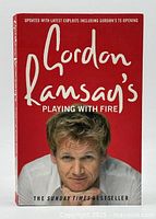 Front cover of the softcover book showing Gordon Ramsay's name, book title, and a photo of Gordon Ramsay on the front.