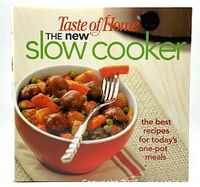 Front cover of the hardcover cookbook showing the title and a bowl of slow-cooked vegetable and meat stew with a fork.