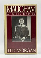 Front cover of hardcover biography showing title, author, portrait