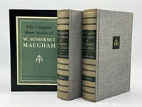 Slipcase front with both volumes partially visible