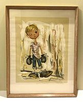 Framed print front view