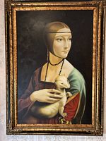 Full frontal view of the framed print showing the entire artwork and frame