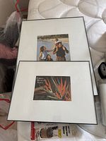 Two 16x20 Museum Series large format photo frames shown stacked with white mats and black edges.