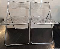 Front view of both chairs side by side