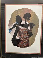 Full view of the framed limited edition print showing the artwork, matting, and frame.