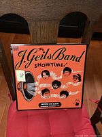 Front cover of The J. Geils Band Showtime LP showing artistic illustration and album title.