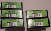 Five boxes of exterior galvanized nails; three boxes 10d 3" nails and two boxes 6d 2" nails, mostly full, with labels visible