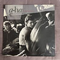 Front cover of A-ha Hunting High and Low LP