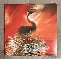 Front jacket with swan artwork