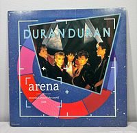 Front cover of Duran Duran Arena gatefold LP