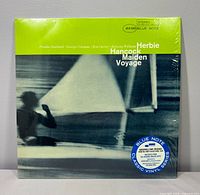 Front cover of Herbie Hancock Maiden Voyage LP in shrink