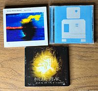Group view of three jazz CDs