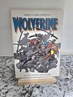 Front cover of the Wolverine paperback book showing art and title.