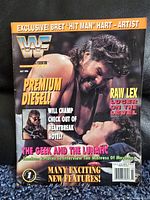 Front cover of WWF wrestling magazine featuring Diesel, with multiple article headlines.