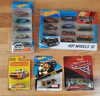 Group shot of all five packaged items