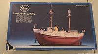 Nantucket Lightship model kit box with ship image and product info