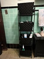 Full view of rack with baskets in place