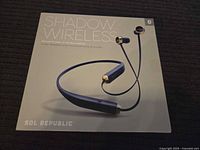 Front of the SOL Republic Shadow Wireless box showing the product image and branding.