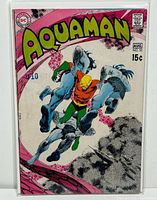 Front cover view of DC Aquaman comic book issue #52, showing the main artwork and title clearly with price of 15 cents indicated.