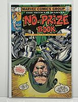 Front cover of the Marvel No-Prize Book #1 comic showing the full artwork and price on the top left corner.