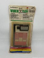 Front view of sealed Recoton GameBoy cleaning kit in blister pack
