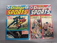 Front view of both comics side by side showing cover art and titles.