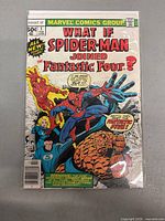Front cover photo showing full comic book cover artwork with Marvel Comics Group header, priced at 50 cents, issue number 1
