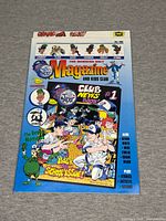 Front cover showing title, issue number and Back To School artwork