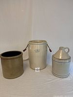 Photo of all three items together showing overall sizes and conditions