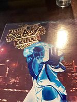 Front album cover of Jethro Tull War Child album, showing stylized image and title.