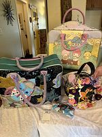 Overview of all four bags displayed together