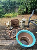 All items grouped on deck