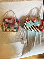 Front view of both satchels side by side