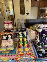 All five pairs on original Irregular Choice boxes