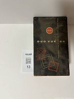 Front view of the original Mico Duo Vue 66 optical viewer box showing branding and design.