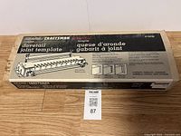 Photo of the full boxed Sears Craftsman Router Dovetail Joint Template showing brand and product name.