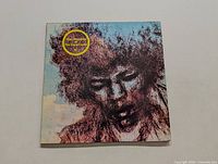 Front cover of Jimi Hendrix The Cry of Love album with sketched portrait of Hendrix.