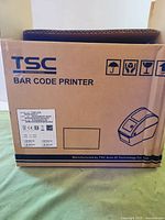 Front of TSC cardboard box showing product branding and specifications label