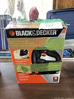 Original boxed Black & Decker 7622 jigsaw showing product and box condition.