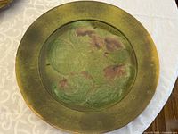 Overhead view of the entire platter on white tablecloth