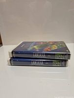 Two Disney Fantasia 2000 VHS tapes side by side showing spines with title text.