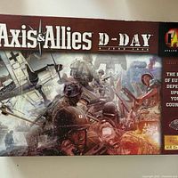 Front box art of Axis & Allies D-Day board game