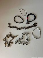All seven bracelets laid out for overview