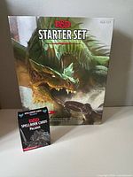 Front view of D&D Starter Set box and Spellbook Cards Paladin deck
