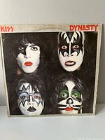 Front sleeve showing Kiss Dynasty album cover