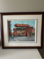 Framed painting full view