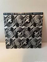 Front cover of Rolling Stones “Steel Wheels” vinyl LP