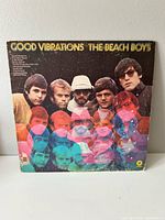 Front cover of Good Vibrations LP sleeve showing artwork and title
